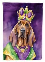 Bloodhound King of Mardi Gras House Flag