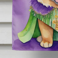 Chow Chow King of Mardi Gras House Flag