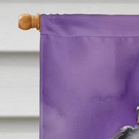 Black Pug King of Mardi Gras House Flag