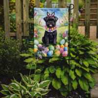 Affenpinscher Easter Egg Hunt Garden Flag