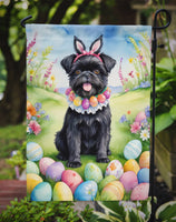 Affenpinscher Easter Egg Hunt Garden Flag