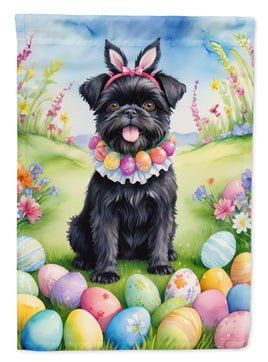 Affenpinscher Easter Egg Hunt Garden Flag