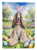 Afghan Hound Easter Egg Hunt Garden Flag