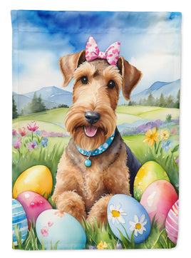 Airedale Terrier Easter Egg Hunt House Flag