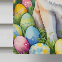 Akita Easter Egg Hunt House Flag