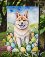 Akita Easter Egg Hunt Garden Flag