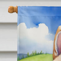 Akita Easter Egg Hunt House Flag