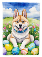 Akita Easter Egg Hunt House Flag