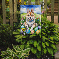 Akita Easter Egg Hunt Garden Flag