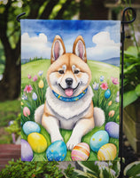 Akita Easter Egg Hunt Garden Flag