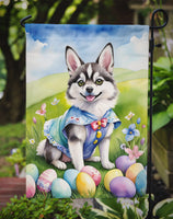 Alaskan Klee Kai Easter Egg Hunt Garden Flag