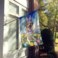 Anatolian Shepherd Dog Easter Egg Hunt House Flag