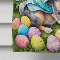 Australian Cattle Dog Easter Egg Hunt House Flag