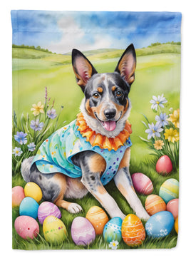 Australian Cattle Dog Easter Egg Hunt House Flag