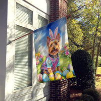 Australian Terrier Easter Egg Hunt House Flag