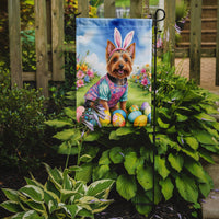 Australian Terrier Easter Egg Hunt Garden Flag