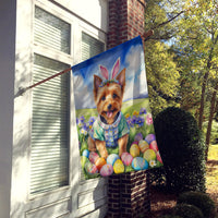 Australian Terrier Easter Egg Hunt House Flag