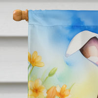 Basset Hound Easter Egg Hunt House Flag