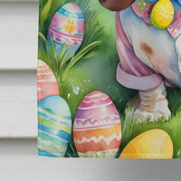 Basset Hound Easter Egg Hunt House Flag