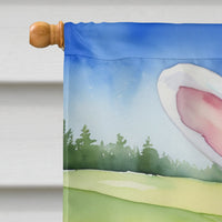 Basset Hound Easter Egg Hunt House Flag