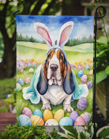 Basset Hound Easter Egg Hunt Garden Flag