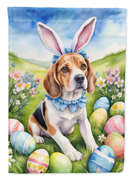 Beagle Easter Egg Hunt House Flag