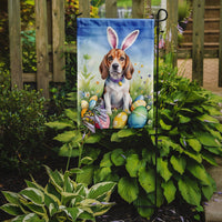 Beagle Easter Egg Hunt Garden Flag