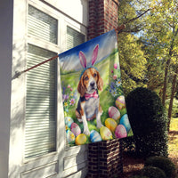 Beagle Easter Egg Hunt House Flag