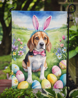 Beagle Easter Egg Hunt Garden Flag