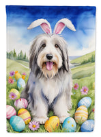 Bearded Collie Easter Egg Hunt House Flag