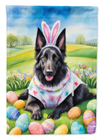 Belgian Sheepdog Easter Egg Hunt House Flag