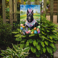 Belgian Sheepdog Easter Egg Hunt Garden Flag