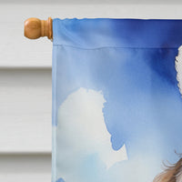 Bernedoodle Easter Egg Hunt House Flag