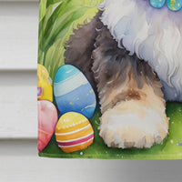 Bernedoodle Easter Egg Hunt House Flag