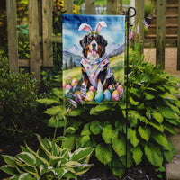 Bernese Mountain Dog Easter Egg Hunt Garden Flag