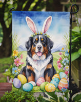 Bernese Mountain Dog Easter Egg Hunt Garden Flag