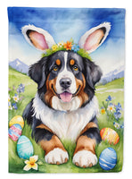 Bernese Mountain Dog Easter Egg Hunt House Flag