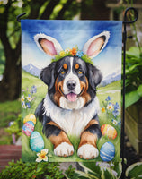 Bernese Mountain Dog Easter Egg Hunt Garden Flag