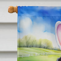 Bluetick Coonhound Easter Egg Hunt House Flag