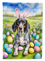 Bluetick Coonhound Easter Egg Hunt House Flag