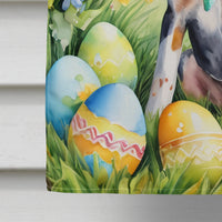 Bluetick Coonhound Easter Egg Hunt House Flag