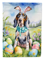 Bluetick Coonhound Easter Egg Hunt Garden Flag