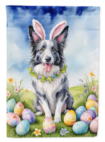 Border Collie Easter Egg Hunt House Flag