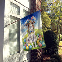 Borzoi Easter Egg Hunt House Flag