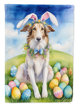 Borzoi Easter Egg Hunt House Flag