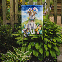 Borzoi Easter Egg Hunt Garden Flag