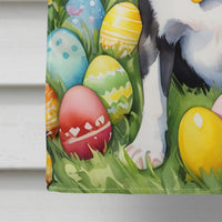 Boston Terrier Easter Egg Hunt House Flag