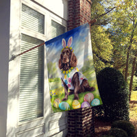 Boykin Spaniel Easter Egg Hunt House Flag