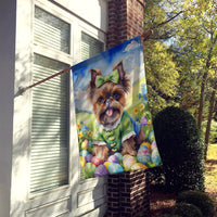 Brussels Griffon Easter Egg Hunt House Flag