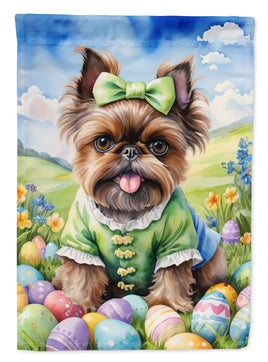 Brussels Griffon Easter Egg Hunt House Flag